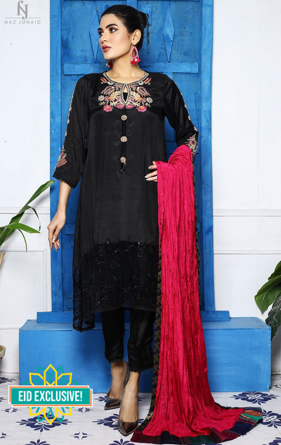 pakistani dress black