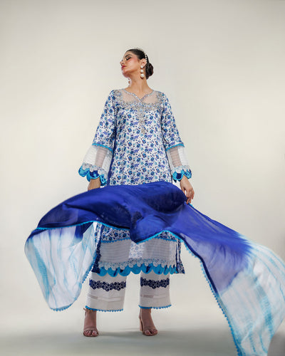 floral kameez design