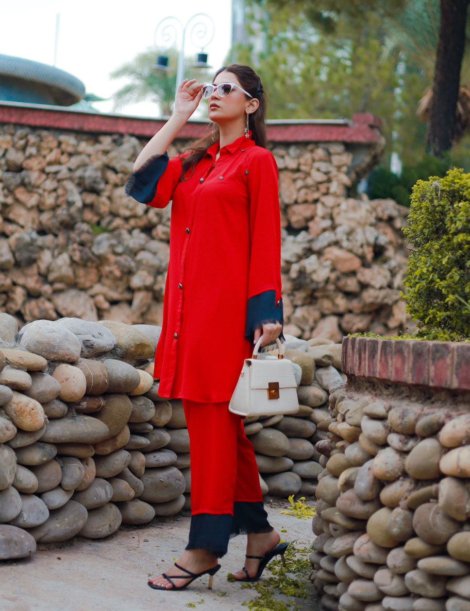 fitted lace wedding dress Pakistani Red Dress with Elegant Embroidery Latest 2022 – Nameera by Farooq